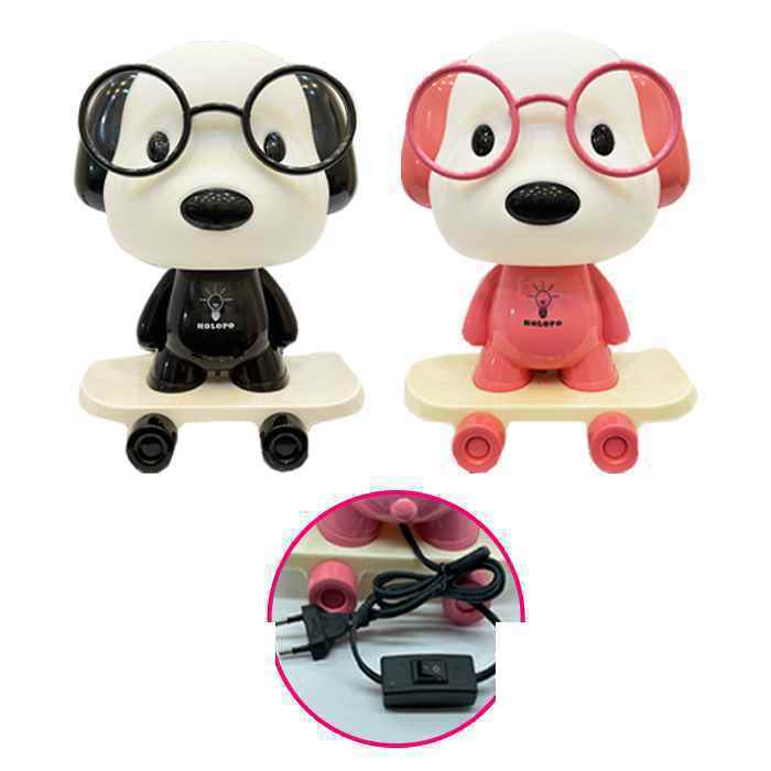 چراغ خواب فانتزی هولوپو سگ اسکیت 