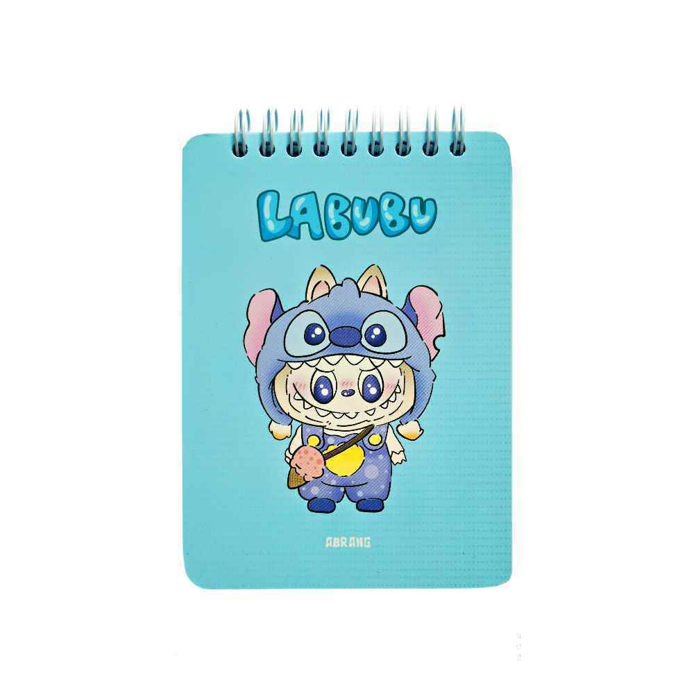 دفتریادداشت100بگ10*14سیم ازبالا آبرنگ سری یادداشت های روزانه من(طرح لبوبو- کرومی) کدA036