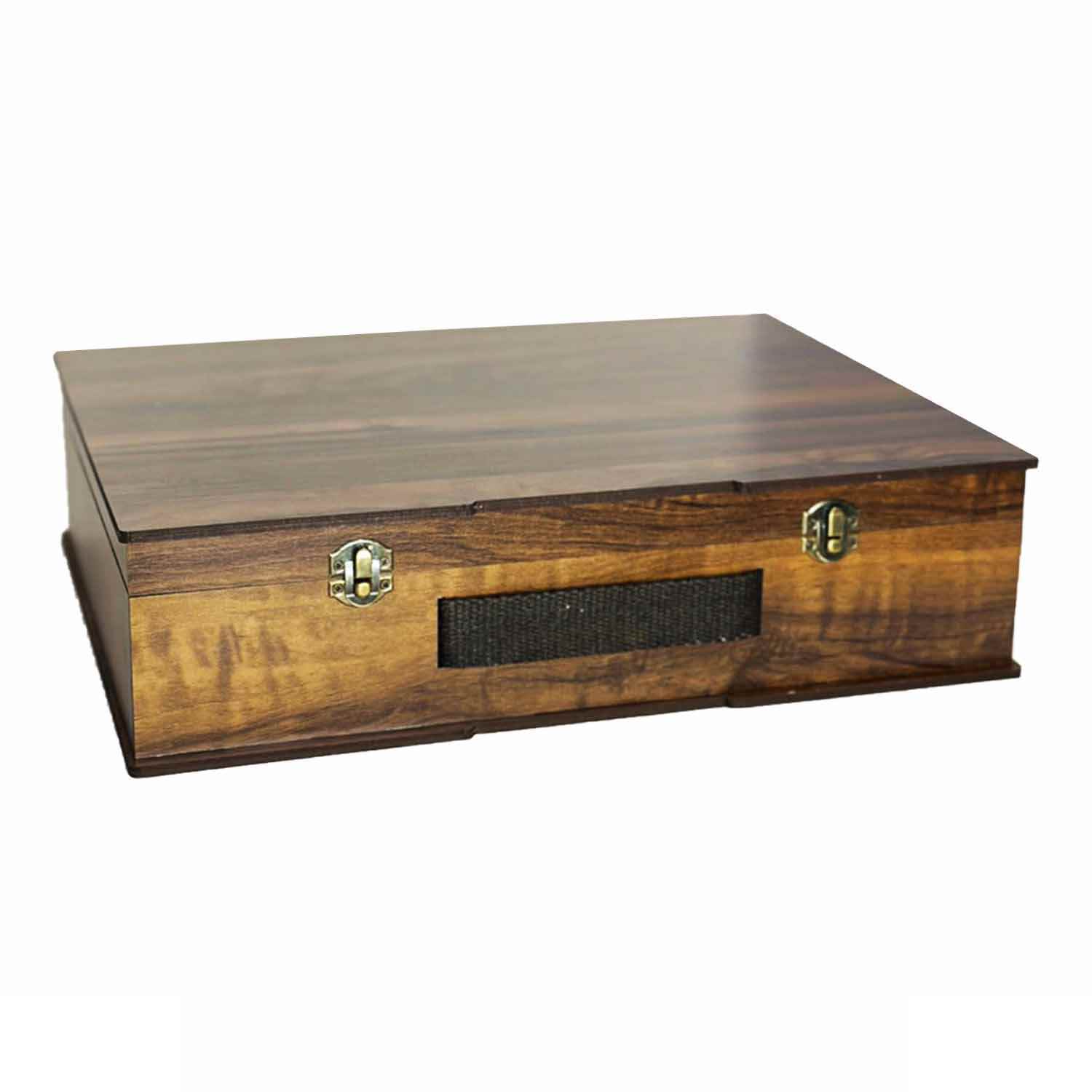 جعبه رنگ با شیب طراحی گیره دار(کاور قهوه ای روشن) کارنو